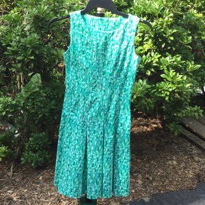 Calvin Klein Special Stitchery Flare End Midi Dress